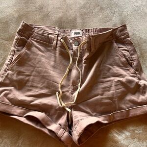 PAIGE Pink Jeans with Elastic Waistband 12 so cute!